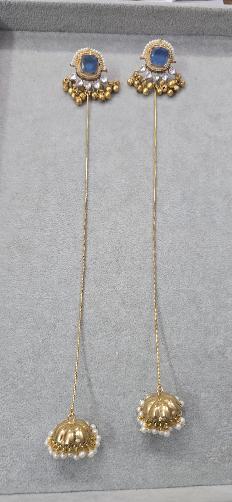 Mast Ghazal - Long chain jhumki -